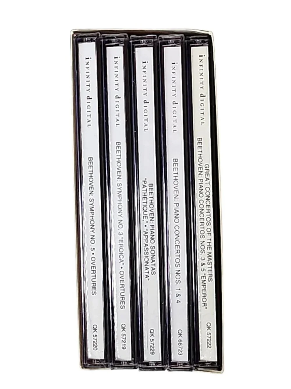 Infinity Digital Best Of Beethoven CD Box Set Sealed 5-Disc Collection New - Picture 3 of 4